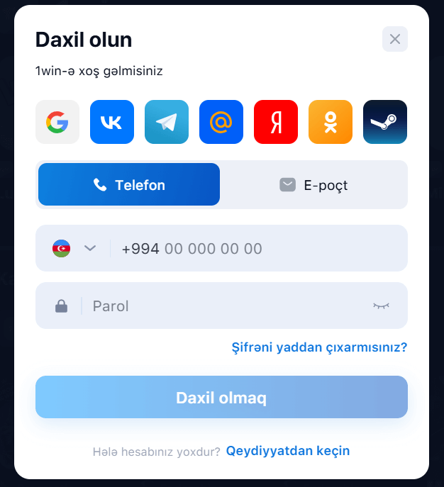 1Win giriş 1Win Giriş Azerbaycan